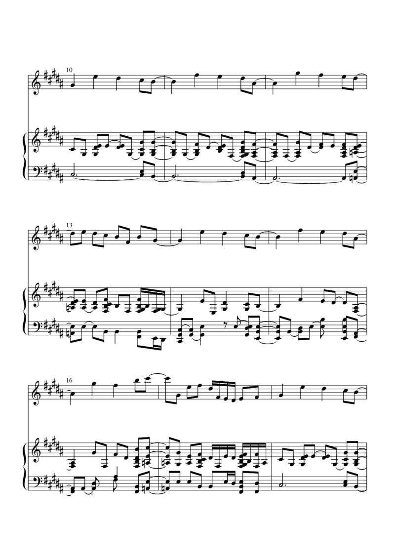 [nico][lunatic][10]_一万首著名钢琴曲谱哈农贝多芬合集视频教学电子版高清无水印可打印_05动漫游戏钢琴谱合集_日系东方Project钢琴谱全集_东方project钢琴谱_09　幽靈楽団　～PhantomEnsemble