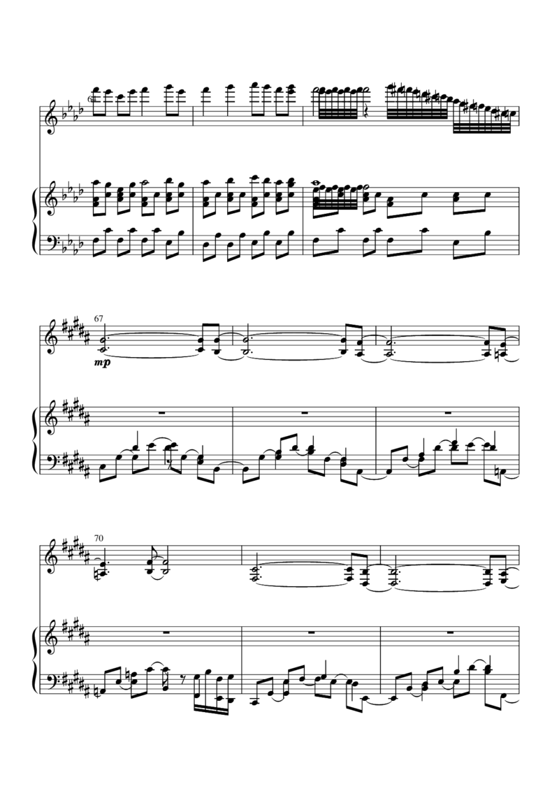 [nico][lunatic][10]_一万首著名钢琴曲谱哈农贝多芬合集视频教学电子版高清无水印可打印_05动漫游戏钢琴谱合集_日系东方Project钢琴谱全集_东方project钢琴谱_09　幽靈楽団　～PhantomEnsemble