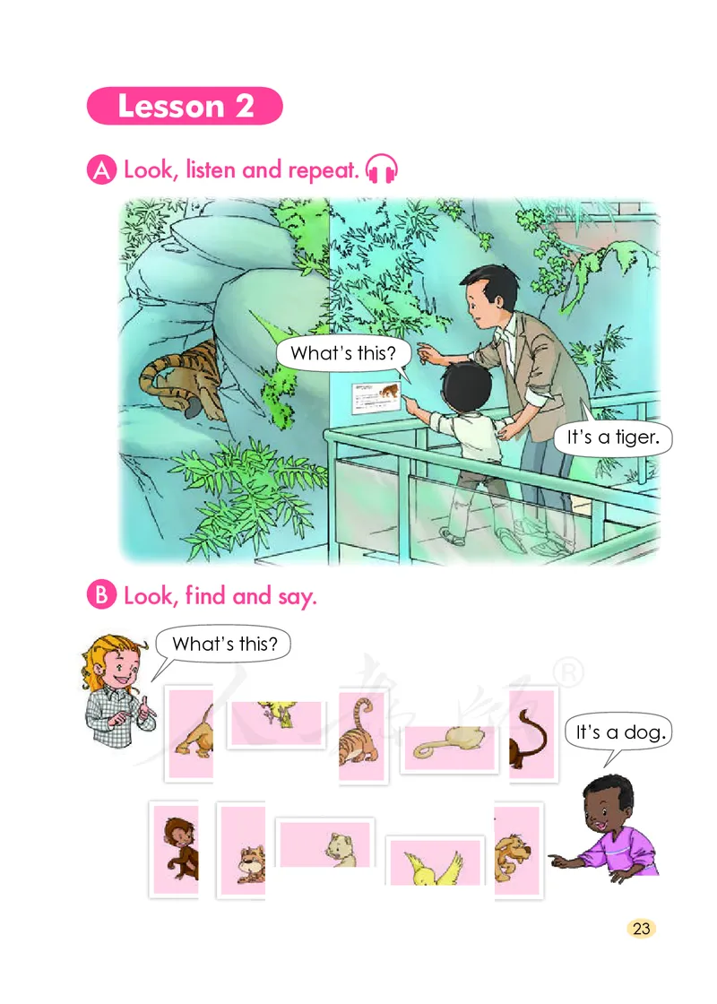 人教版（一年级起点）一年级上册英语PDF电子课本_小学1-6年级全部试卷_英语_一年级_3-6-5、小学一年级英语上册_3-6-5-3、电子教材、课本