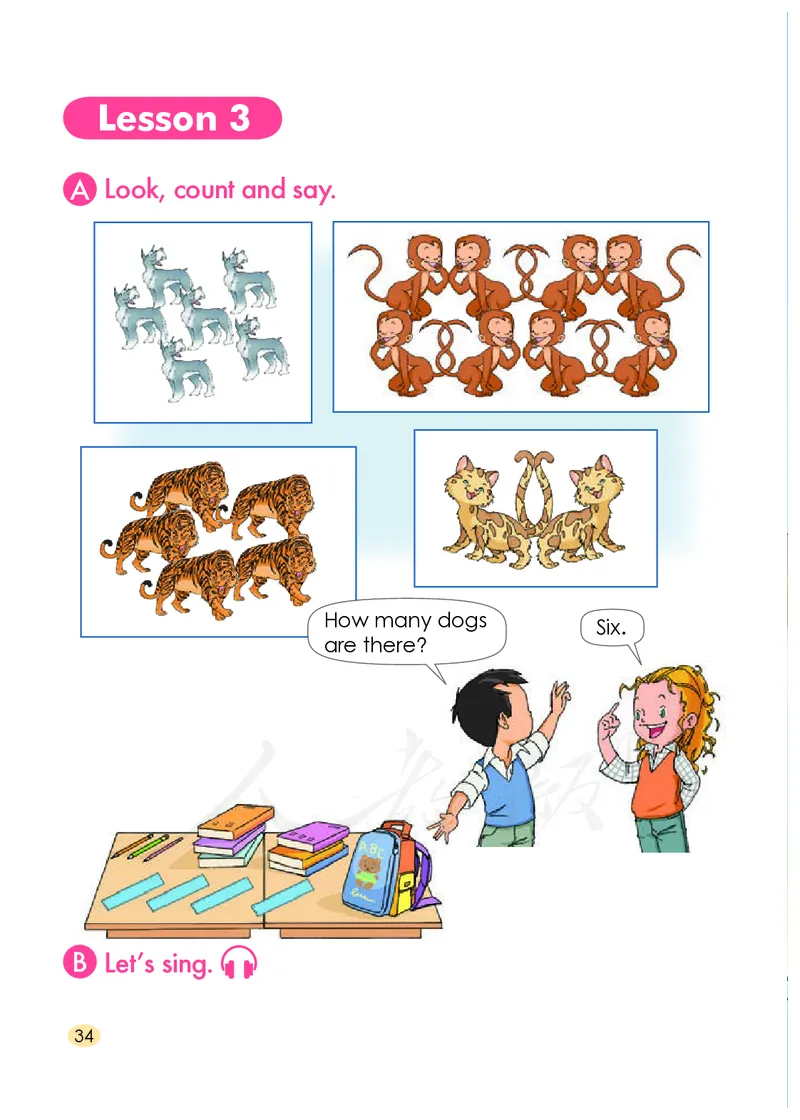 人教版（一年级起点）一年级上册英语PDF电子课本_小学1-6年级全部试卷_英语_一年级_3-6-5、小学一年级英语上册_3-6-5-3、电子教材、课本