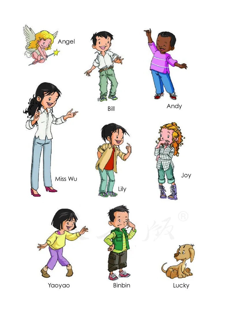 人教版（一年级起点）一年级上册英语PDF电子课本_小学1-6年级全部试卷_英语_一年级_3-6-5、小学一年级英语上册_3-6-5-3、电子教材、课本