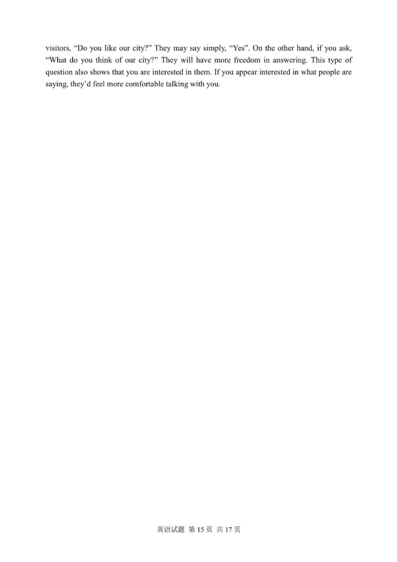 福建省福州第三中学2024-2025学年高三上学期10月月考英语答案_2024-2025高三（6-6月题库）_2024年10月试卷_1022福建省福州第三中学2024-2025学年高三上学期10月月考