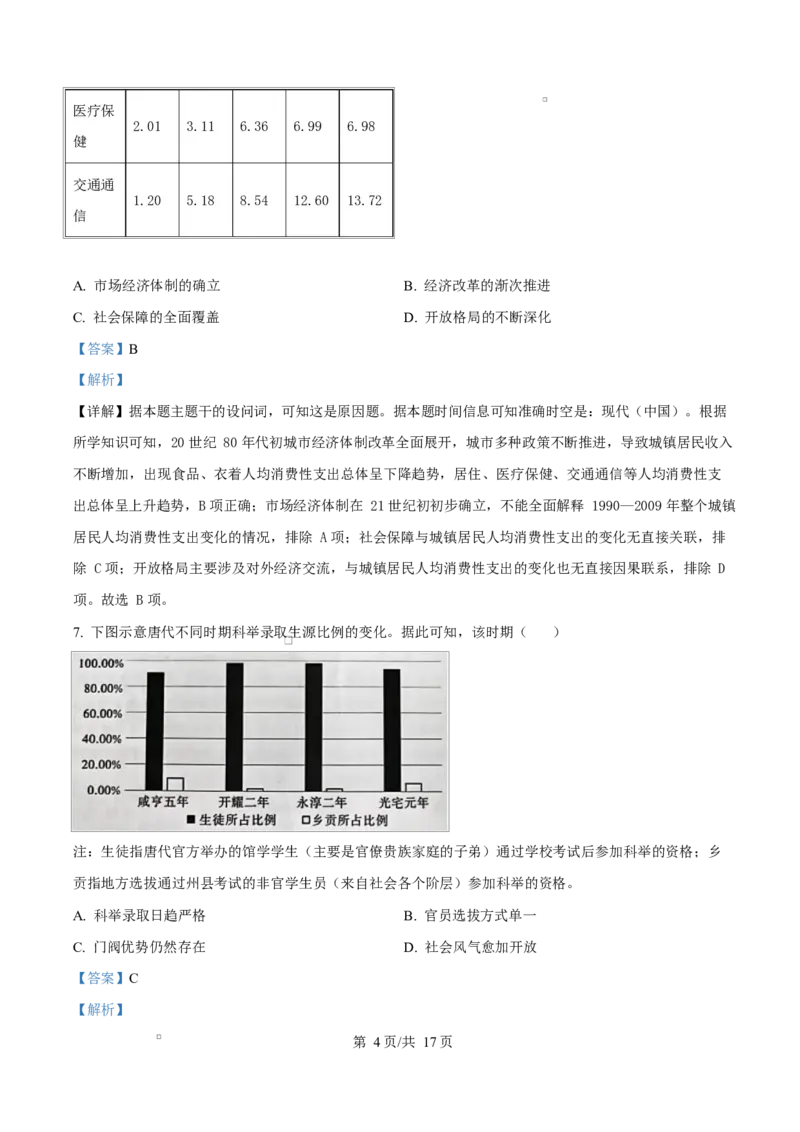 江西省南昌中学（三经路校区）2025-2026学年高二上学期10月月考+历史答案_2025年10月高二试卷_251017江西省南昌中学三经路校区2025-2026学年高二上学期10月月考试题（全）