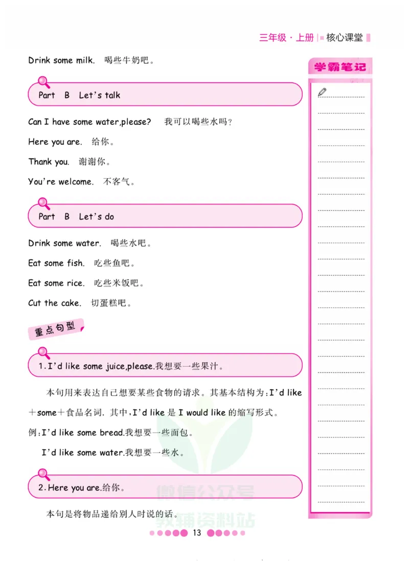 三年级上册英语人教PEP版知识清单_小学1-6年级全部试卷_英语_三年级_3-8-5、小学三年级英语上册_3-8-5-1、复习、知识点、归纳汇总_人教PEP版