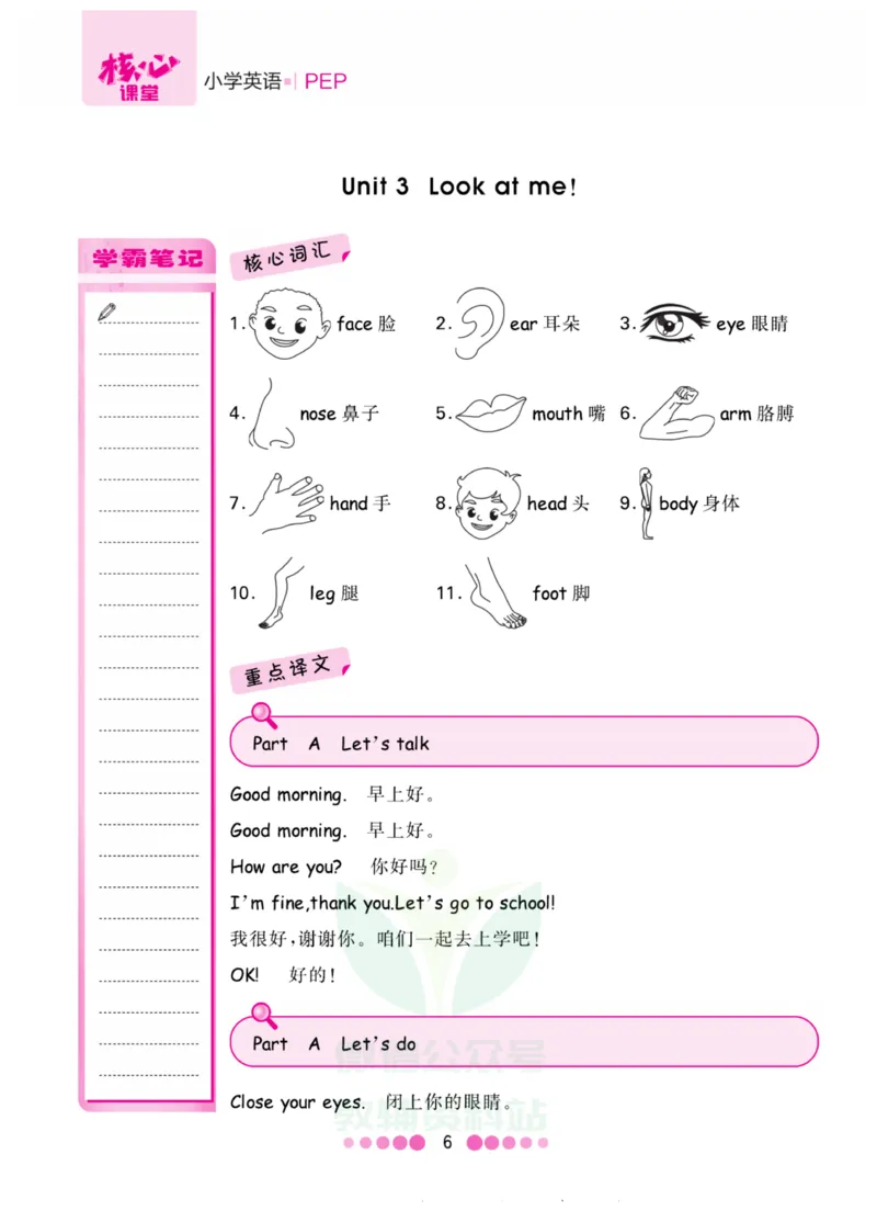 三年级上册英语人教PEP版知识清单_小学1-6年级全部试卷_英语_三年级_3-8-5、小学三年级英语上册_3-8-5-1、复习、知识点、归纳汇总_人教PEP版