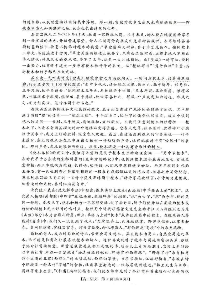 语文试卷-河南高二新未来联考2025-2026学年高二10月中质量检测_2025年10月高二试卷_251019河南省新未来联考2025-2026学年高二10月中质量检测