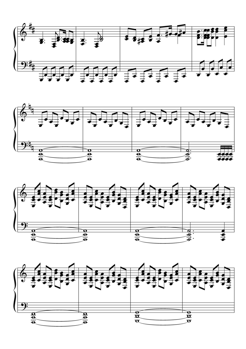 [東方ピアノEasyモード楽譜][lunatic][8]_一万首著名钢琴曲谱哈农贝多芬合集视频教学电子版高清无水印可打印_05动漫游戏钢琴谱合集_日系东方Project钢琴谱全集_东方project钢琴谱