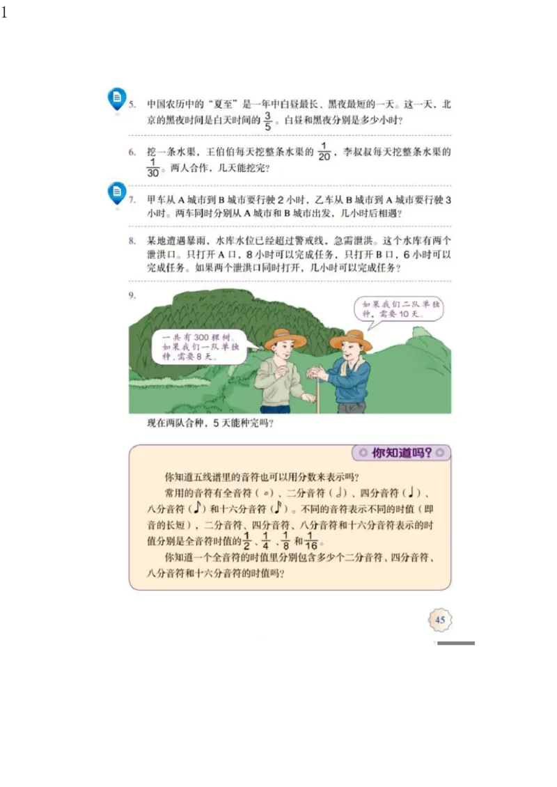 人教版六年级数学上册电子课本电子教材_小学1-6年级全部试卷_数学_六年级_3-11-3、小学六年级数学上册_3-11-3-4、电子教材、课本