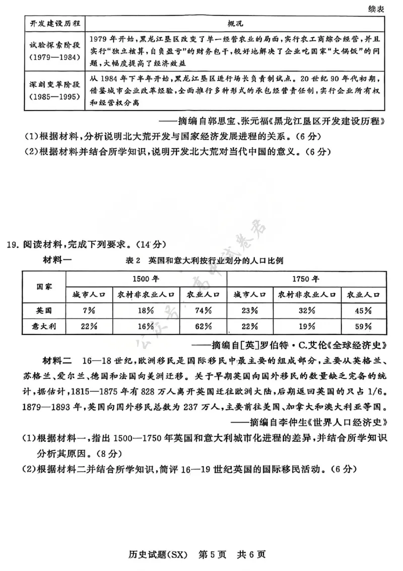 T8历史试题_2024-2026高三（6-6月题库）_2025年12月高三试卷_2512252026届高三第一次八省联考（T8联考）（全科）_251225山西省2026届高三第一次八省联考（T8联考）（全科）
