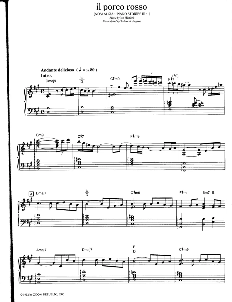 久石让谱集3_一万首著名钢琴曲谱哈农贝多芬合集视频教学电子版高清无水印可打印_02现代钢琴谱合集_久石让钢琴谱全集