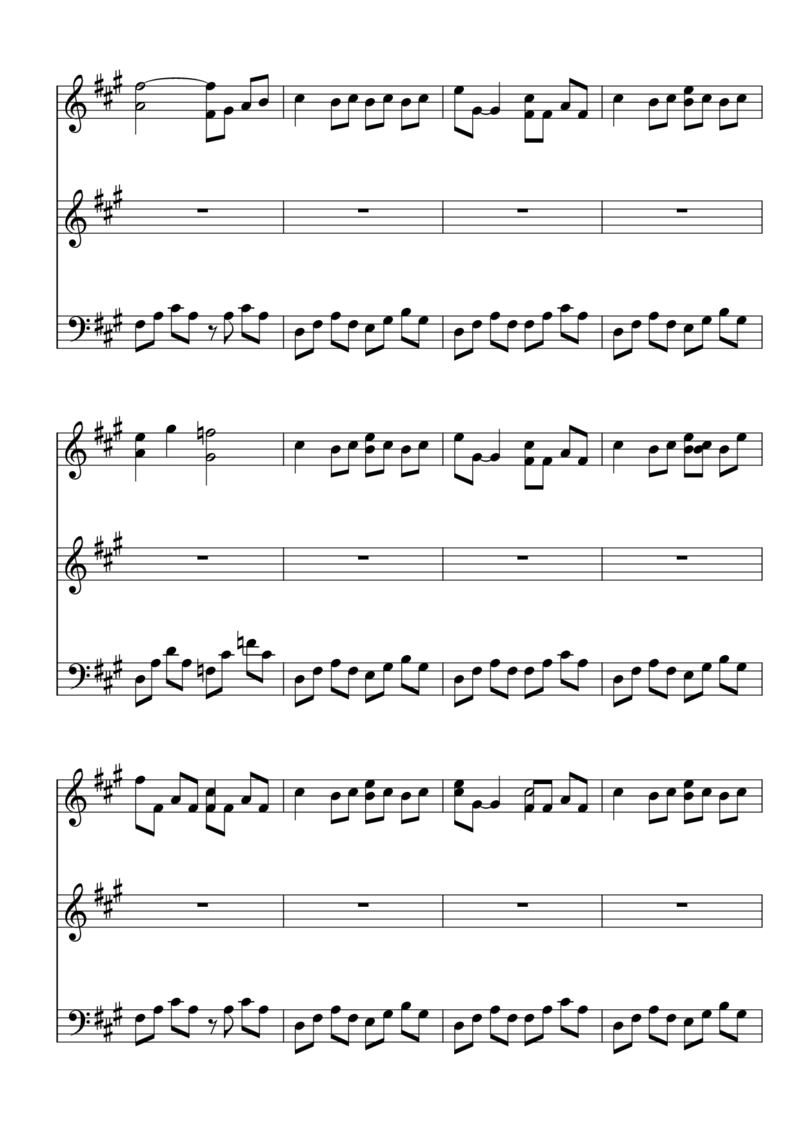 [東方ピアノEasyモード楽譜][lunatic][13]衛星カフェテラス_一万首著名钢琴曲谱哈农贝多芬合集视频教学电子版高清无水印可打印_05动漫游戏钢琴谱合集_日系东方Project钢琴谱全集