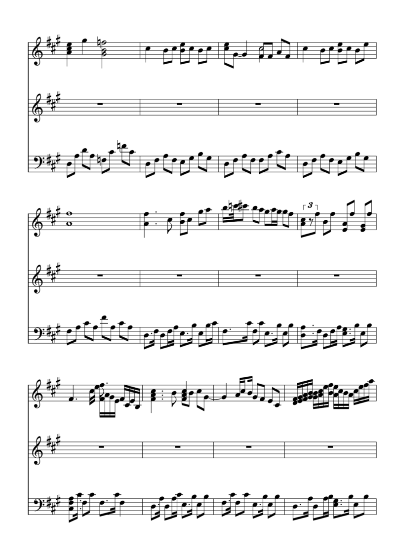 [東方ピアノEasyモード楽譜][lunatic][13]衛星カフェテラス_一万首著名钢琴曲谱哈农贝多芬合集视频教学电子版高清无水印可打印_05动漫游戏钢琴谱合集_日系东方Project钢琴谱全集