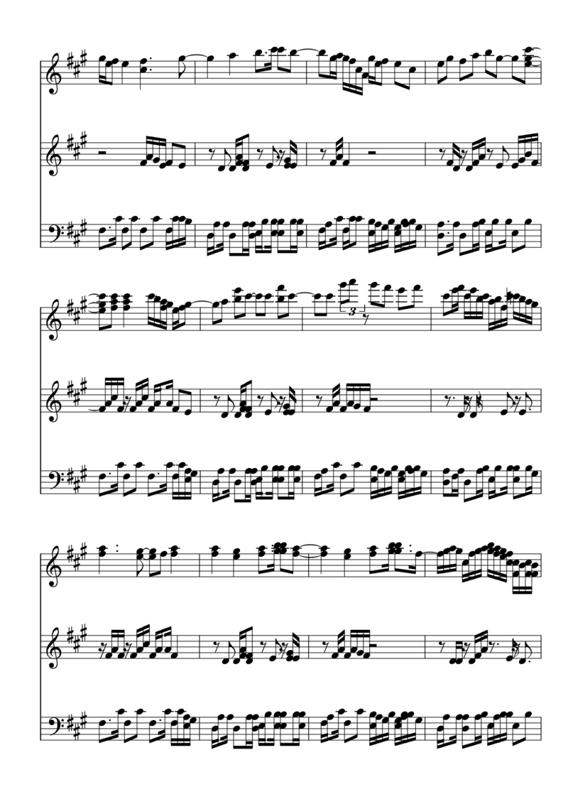 [東方ピアノEasyモード楽譜][lunatic][13]衛星カフェテラス_一万首著名钢琴曲谱哈农贝多芬合集视频教学电子版高清无水印可打印_05动漫游戏钢琴谱合集_日系东方Project钢琴谱全集