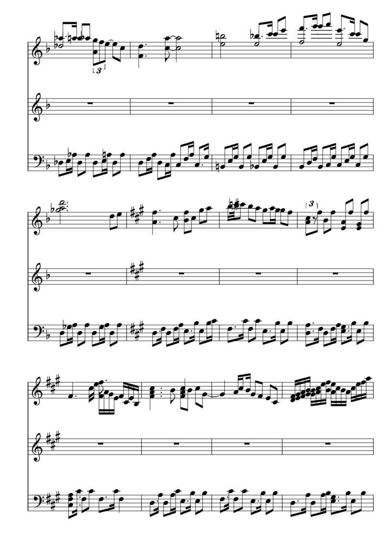 [東方ピアノEasyモード楽譜][lunatic][13]衛星カフェテラス_一万首著名钢琴曲谱哈农贝多芬合集视频教学电子版高清无水印可打印_05动漫游戏钢琴谱合集_日系东方Project钢琴谱全集