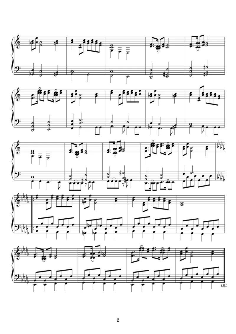 [kituneyuu][normal][2]_一万首著名钢琴曲谱哈农贝多芬合集视频教学电子版高清无水印可打印_05动漫游戏钢琴谱合集_日系东方Project钢琴谱全集_东方project钢琴谱_11　広有射怪鳥事　～TillWhen