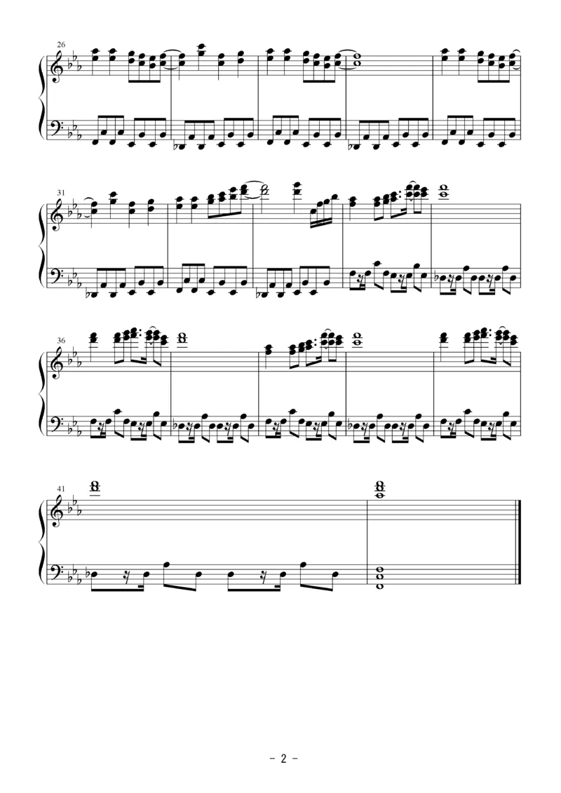 [Bosendorfer][normal][2]_一万首著名钢琴曲谱哈农贝多芬合集视频教学电子版高清无水印可打印_05动漫游戏钢琴谱合集_日系东方Project钢琴谱全集_东方project钢琴谱_02　ほおずきみたいに紅い魂