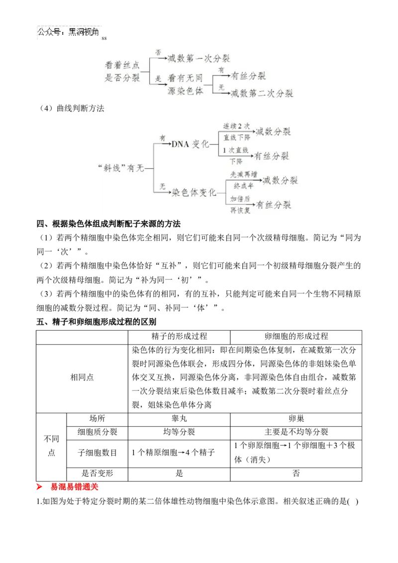 （8）遗传的细胞基础&mdash;&mdash;2025届高考生物二轮复习易错重难提升（含解析）_2024-2025高三（6-6月题库）_2025年02月试卷_02162025届高考生物二轮复习易错重难提升（含解析）