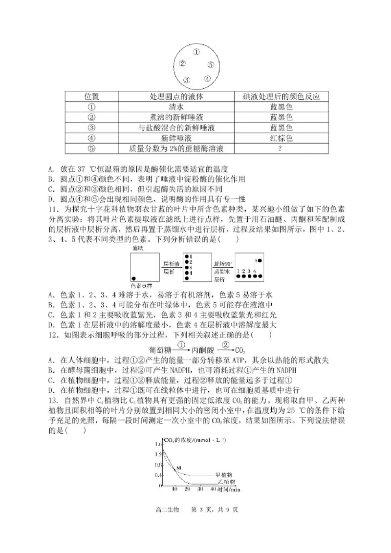 辽宁省沈阳市省五校协作体2023-2024学年高二下学期7月期末联考生物试题_2024-2025高二（7-7月题库）_2024年07月试卷_0723辽宁省沈阳市五校协作体2023-2024学年高二下学期7月期末联考