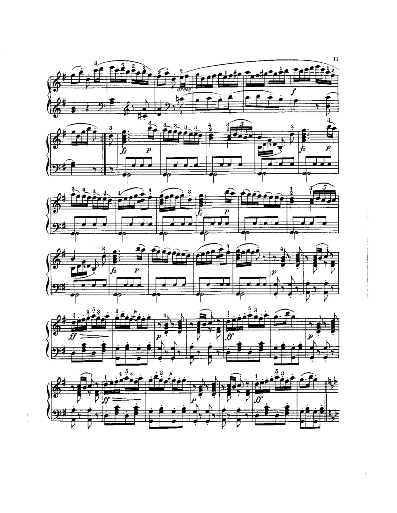 吉普赛回旋曲_一万首著名钢琴曲谱哈农贝多芬合集视频教学电子版高清无水印可打印_1古典钢琴知名音乐家谱_海顿钢琴谱全集