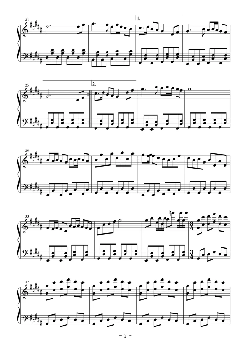 [Bosendorfer][normal][5]_一万首著名钢琴曲谱哈农贝多芬合集视频教学电子版高清无水印可打印_05动漫游戏钢琴谱合集_日系东方Project钢琴谱全集_东方project钢琴谱_36