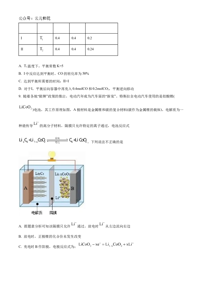 福建省福州市福九联盟2024-2025学年高二上学期11月期中联考化学试题Word版无答案_2024年12月试卷_1206福建省福州市福九联盟2024-2025学年高二上学期11月期中联考试题