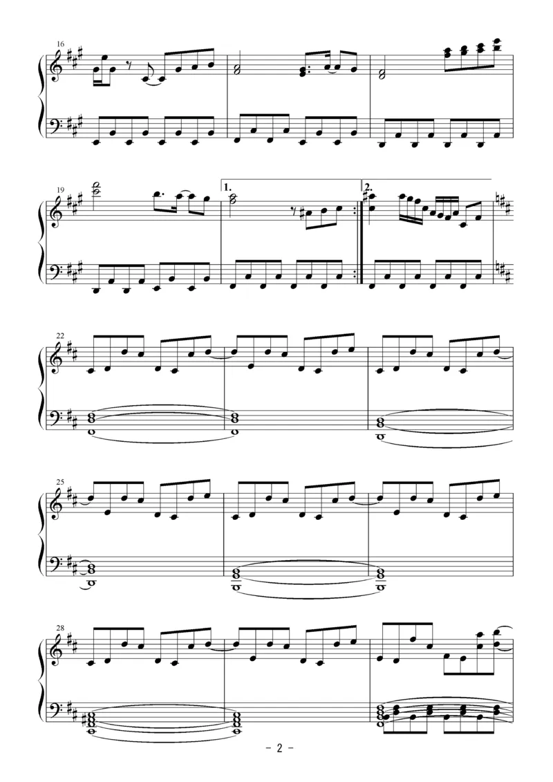 [Bosendorfer][hard][3]_一万首著名钢琴曲谱哈农贝多芬合集视频教学电子版高清无水印可打印_05动漫游戏钢琴谱合集_日系东方Project钢琴谱全集_东方project钢琴谱_07　時代親父とハイカラ少女