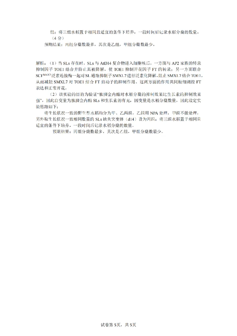 高二江南十校联考生物答案_纯图版_2024-2025高二（7-7月题库）_2024年12月试卷_1220安徽省&ldquo;江南十校&rdquo;2024年高二年级12月份阶段联考_安徽省江南十校2024-2025学年高二上学期12月联考生物