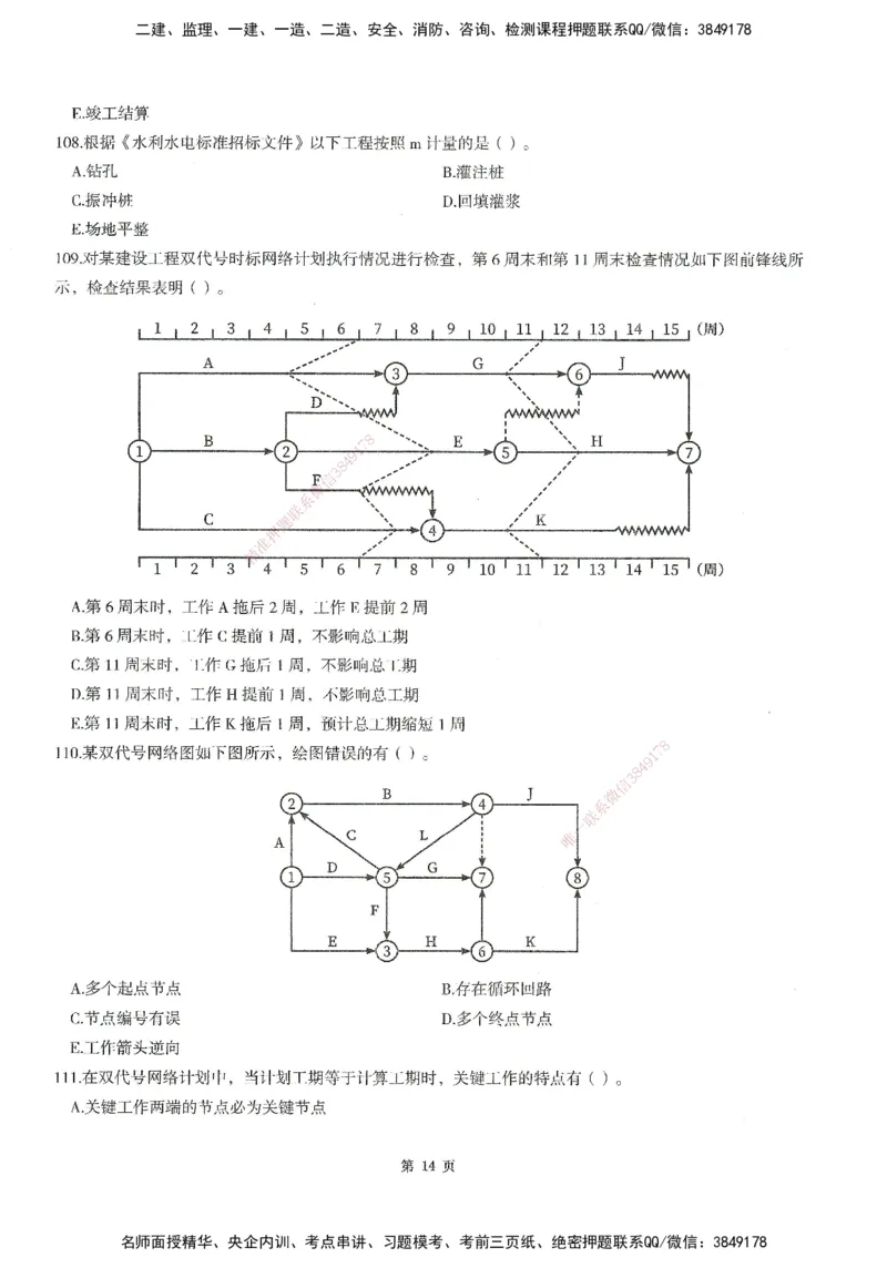 XSW-水利控制-考前密训3套卷_监理工程师_2025监理工程师_2025年监理工程师SVIP_2025年监理水利控制SVIP_05-考前密训✿央企特训✿机构普押