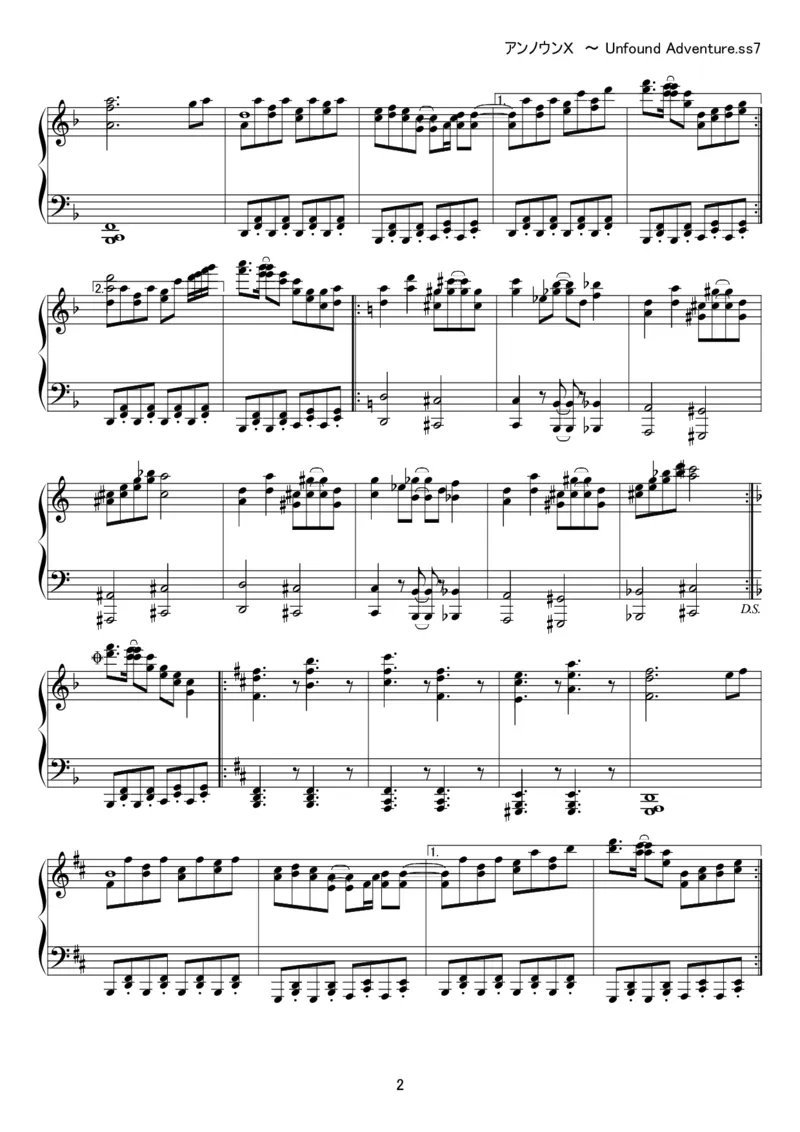 [kituneyuu][hard][3]_一万首著名钢琴曲谱哈农贝多芬合集视频教学电子版高清无水印可打印_05动漫游戏钢琴谱合集_日系东方Project钢琴谱全集_东方project钢琴谱_649