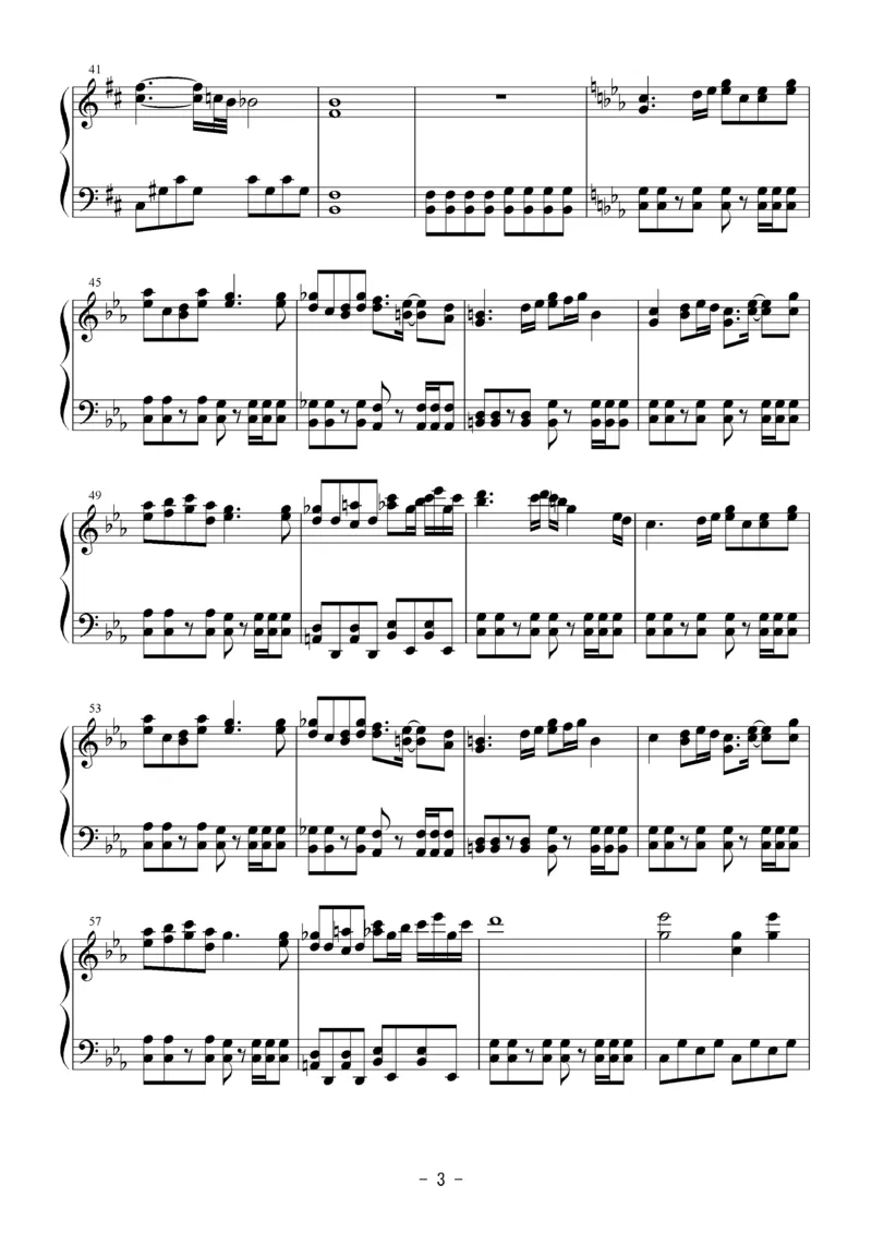 [Bosendorfer][normal][4]_一万首著名钢琴曲谱哈农贝多芬合集视频教学电子版高清无水印可打印_05动漫游戏钢琴谱合集_日系东方Project钢琴谱全集_东方project钢琴谱_09　少女さとり　～3rdeye