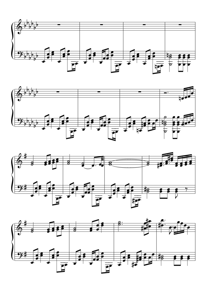 [東方ピアノEasyモード楽譜][hard][7]科学世紀の少年少女_一万首著名钢琴曲谱哈农贝多芬合集视频教学电子版高清无水印可打印_05动漫游戏钢琴谱合集_日系东方Project钢琴谱全集