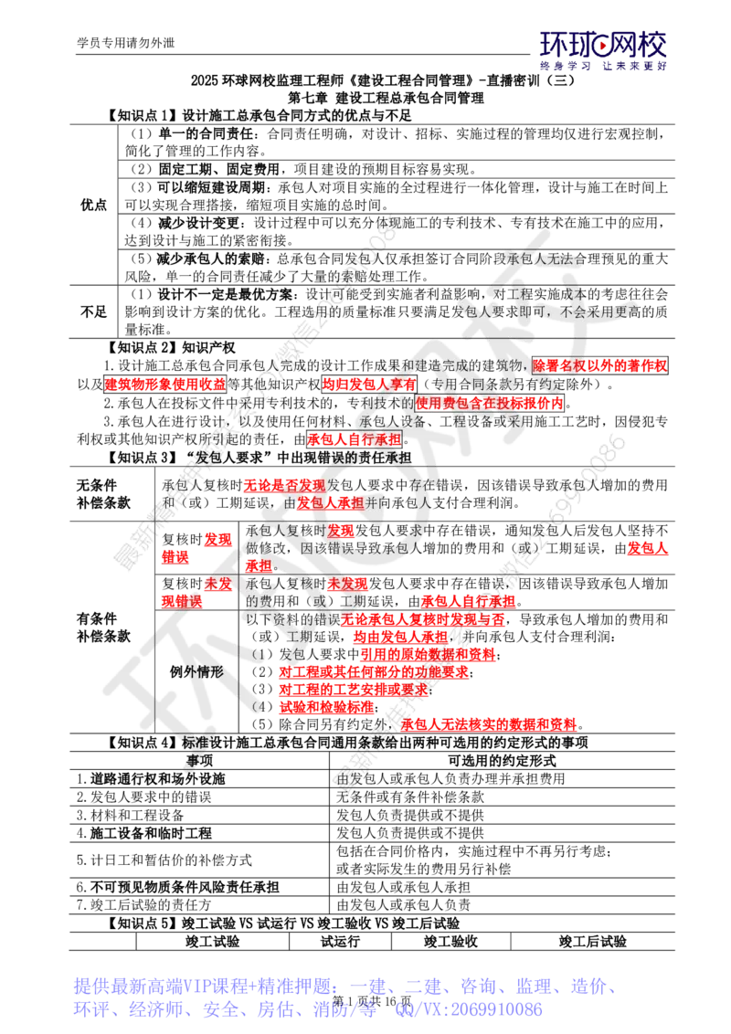 WM_第4讲直播密训（三）_监理工程师_2025监理工程师_2025年监理工程师-各大机构_2025年监理-合同_机构1-HQ_05.密训班-沈.磊_讲义