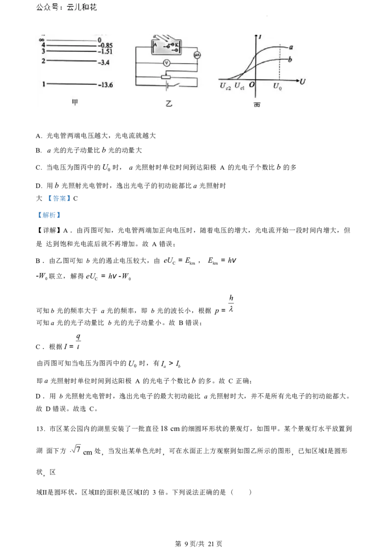 物理试题（解析版）_2024-2025高二（7-7月题库）_2024年07月试卷_0703浙江省绍兴市2023-2024学年高二下学期6月期末调测考试_浙江省绍兴市2023-2024学年高二下学期6月期末调测考试物理