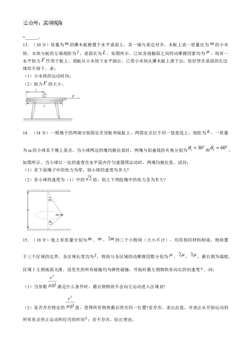 湖北省武汉外国语学校2024-2025学年高三上学期10月考试物理试题Word版含解析_2024-2025高三（6-6月题库）_2024年11月试卷_1104湖北省武汉外国语学校2025届高三上学期10月月考