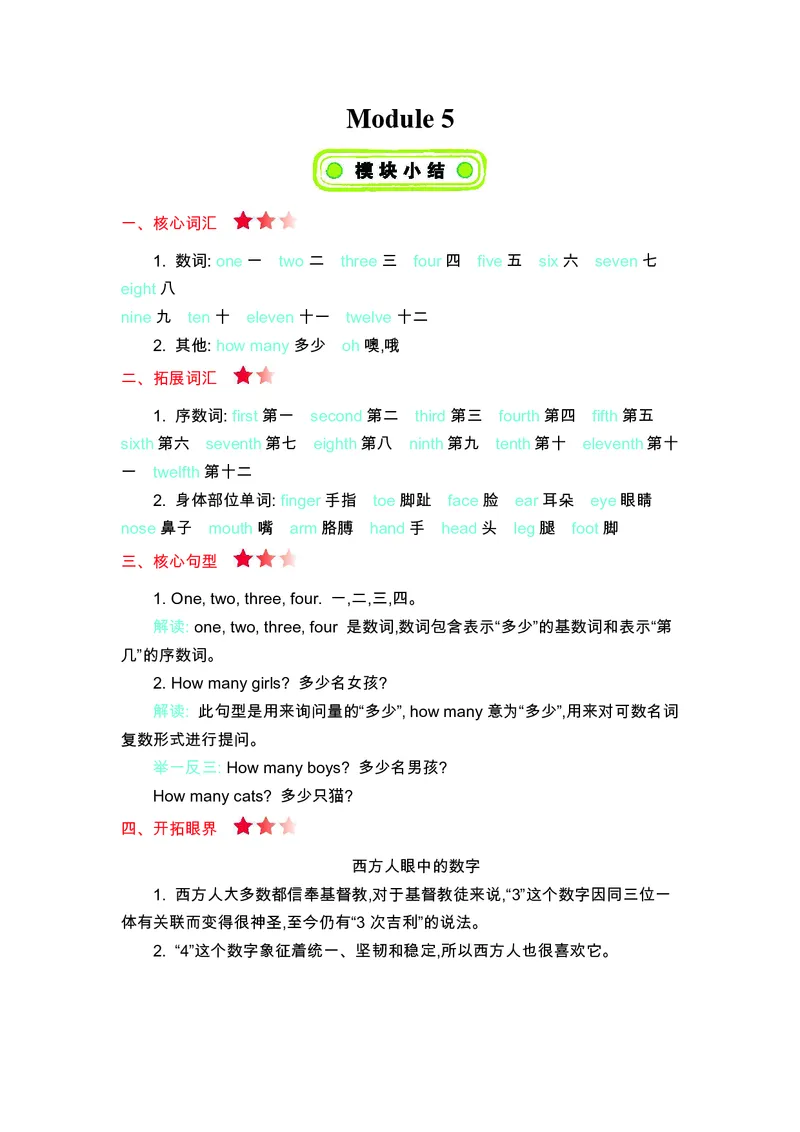 三年级上册英语外研三起点知识要点_小学1-6年级全部试卷_英语_三年级_3-8-5、小学三年级英语上册_3-8-5-1、复习、知识点、归纳汇总_外研版三起点