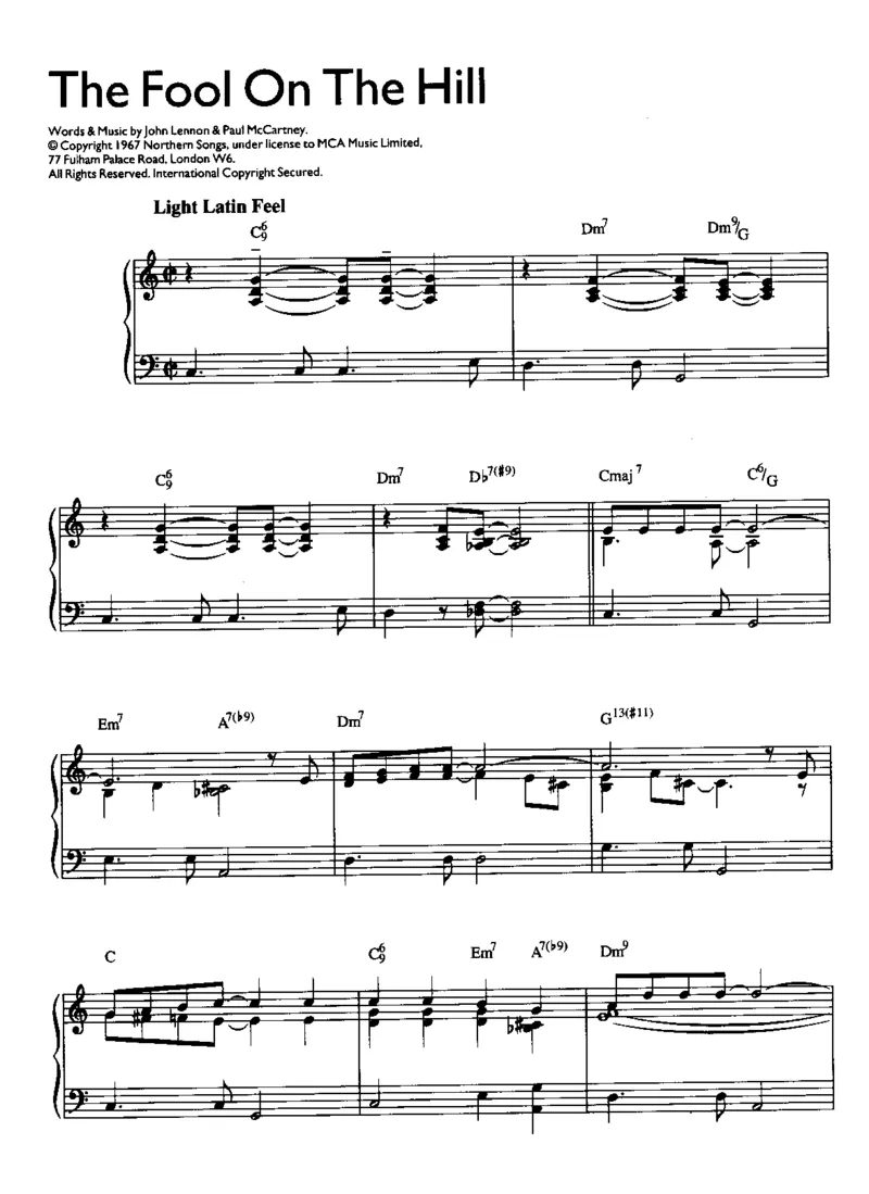 [披头士爵士钢琴谱].__Book_-_Beatles_-_Beatles_For_Jazz_Piano_一万首著名钢琴曲谱哈农贝多芬合集视频教学电子版高清无水印可打印_08名曲总谱合集