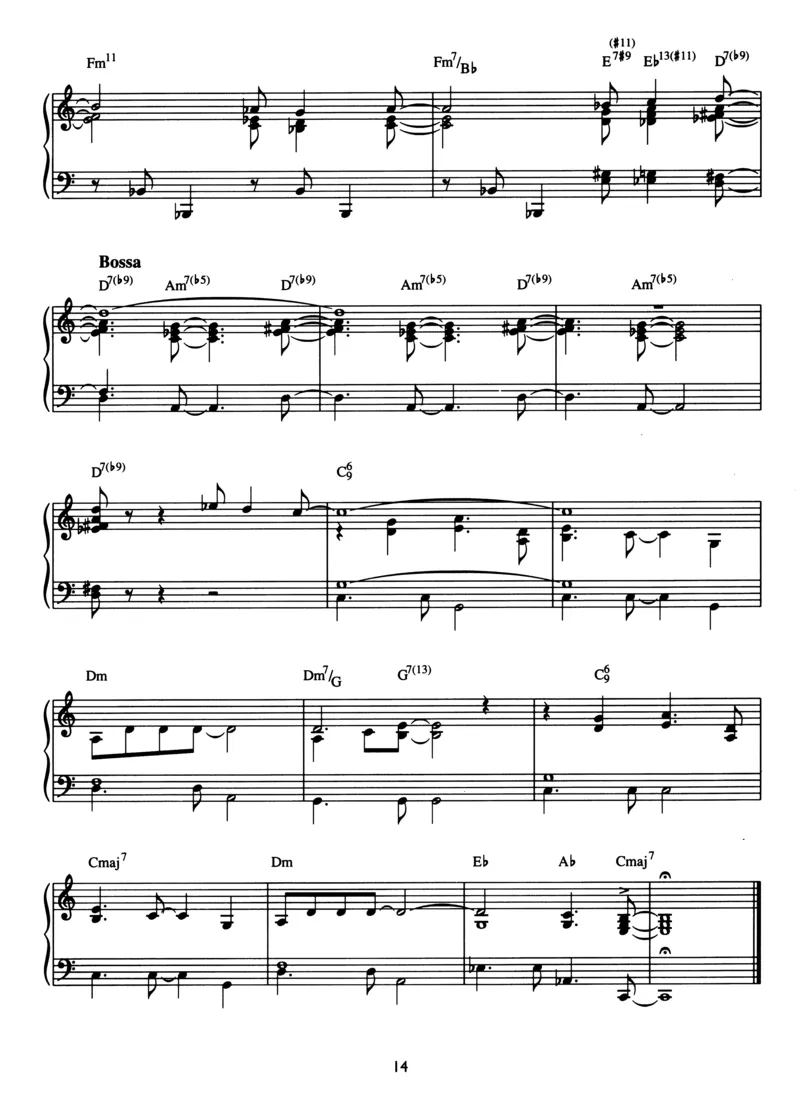 [披头士爵士钢琴谱].__Book_-_Beatles_-_Beatles_For_Jazz_Piano_一万首著名钢琴曲谱哈农贝多芬合集视频教学电子版高清无水印可打印_08名曲总谱合集