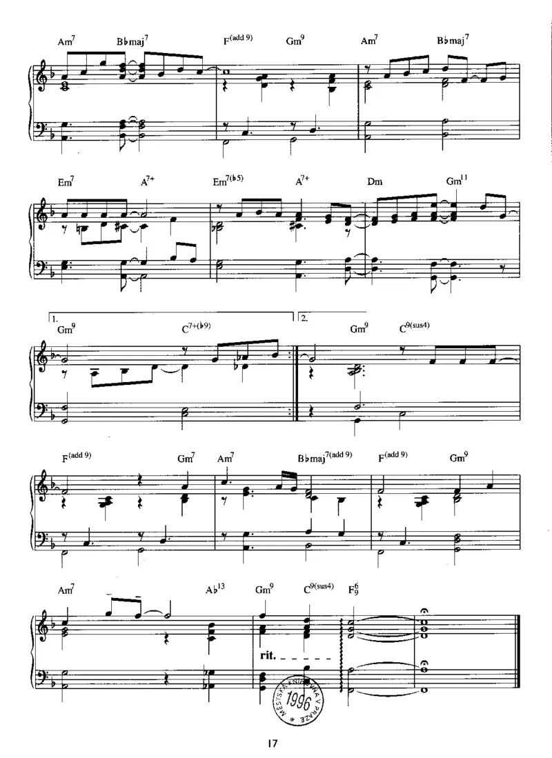 [披头士爵士钢琴谱].__Book_-_Beatles_-_Beatles_For_Jazz_Piano_一万首著名钢琴曲谱哈农贝多芬合集视频教学电子版高清无水印可打印_08名曲总谱合集