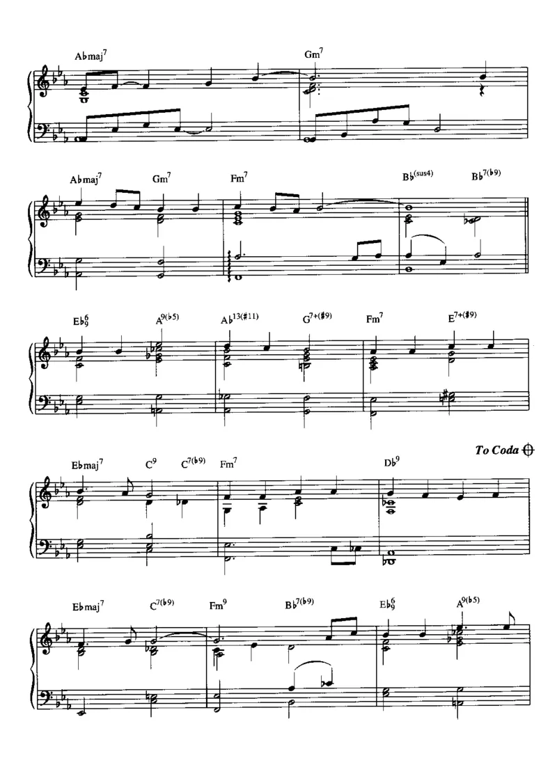 [披头士爵士钢琴谱].__Book_-_Beatles_-_Beatles_For_Jazz_Piano_一万首著名钢琴曲谱哈农贝多芬合集视频教学电子版高清无水印可打印_08名曲总谱合集