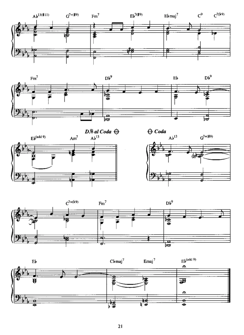 [披头士爵士钢琴谱].__Book_-_Beatles_-_Beatles_For_Jazz_Piano_一万首著名钢琴曲谱哈农贝多芬合集视频教学电子版高清无水印可打印_08名曲总谱合集