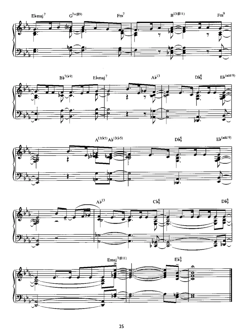 [披头士爵士钢琴谱].__Book_-_Beatles_-_Beatles_For_Jazz_Piano_一万首著名钢琴曲谱哈农贝多芬合集视频教学电子版高清无水印可打印_08名曲总谱合集