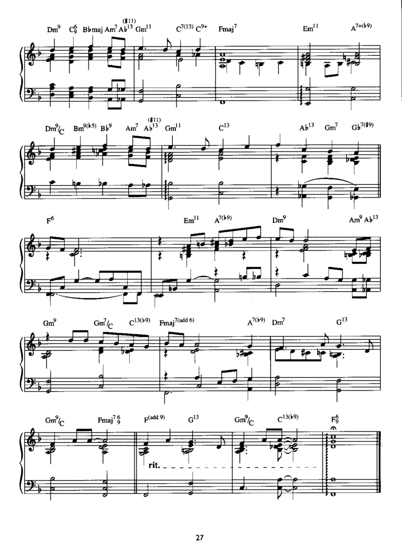 [披头士爵士钢琴谱].__Book_-_Beatles_-_Beatles_For_Jazz_Piano_一万首著名钢琴曲谱哈农贝多芬合集视频教学电子版高清无水印可打印_08名曲总谱合集