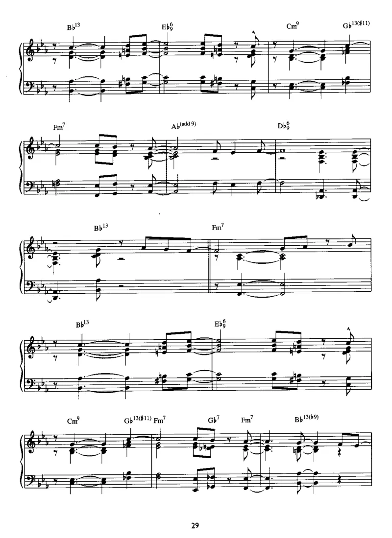 [披头士爵士钢琴谱].__Book_-_Beatles_-_Beatles_For_Jazz_Piano_一万首著名钢琴曲谱哈农贝多芬合集视频教学电子版高清无水印可打印_08名曲总谱合集