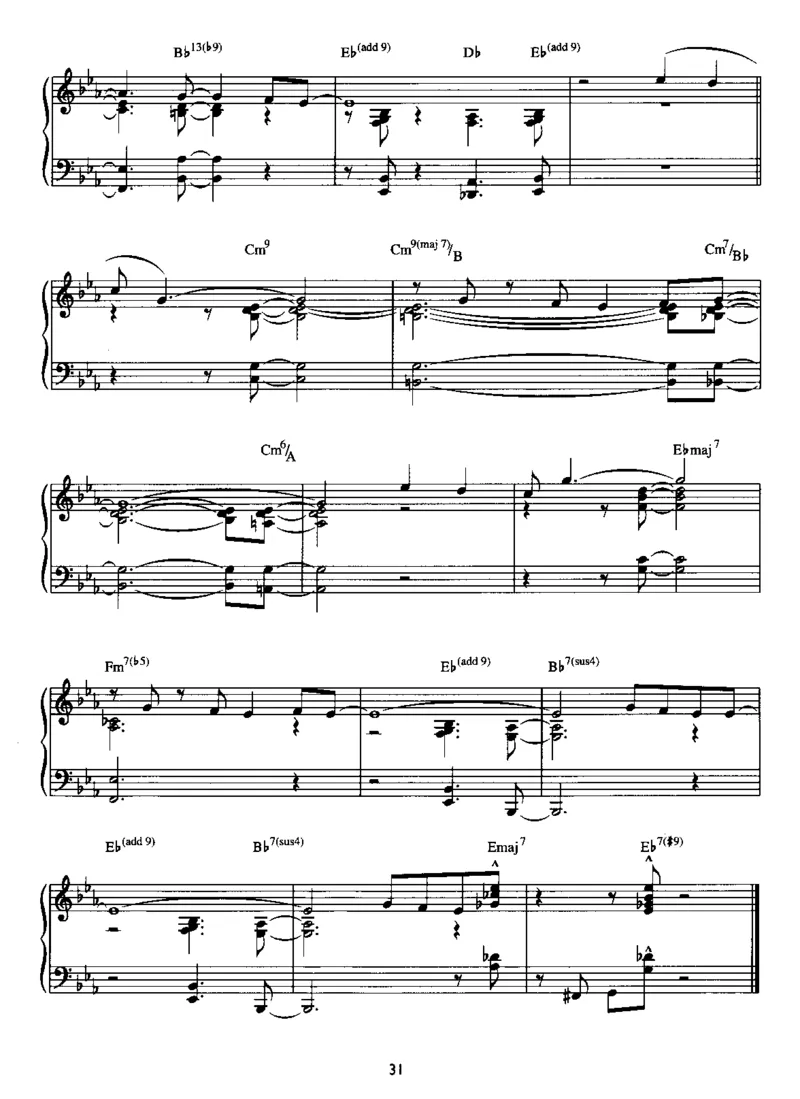 [披头士爵士钢琴谱].__Book_-_Beatles_-_Beatles_For_Jazz_Piano_一万首著名钢琴曲谱哈农贝多芬合集视频教学电子版高清无水印可打印_08名曲总谱合集