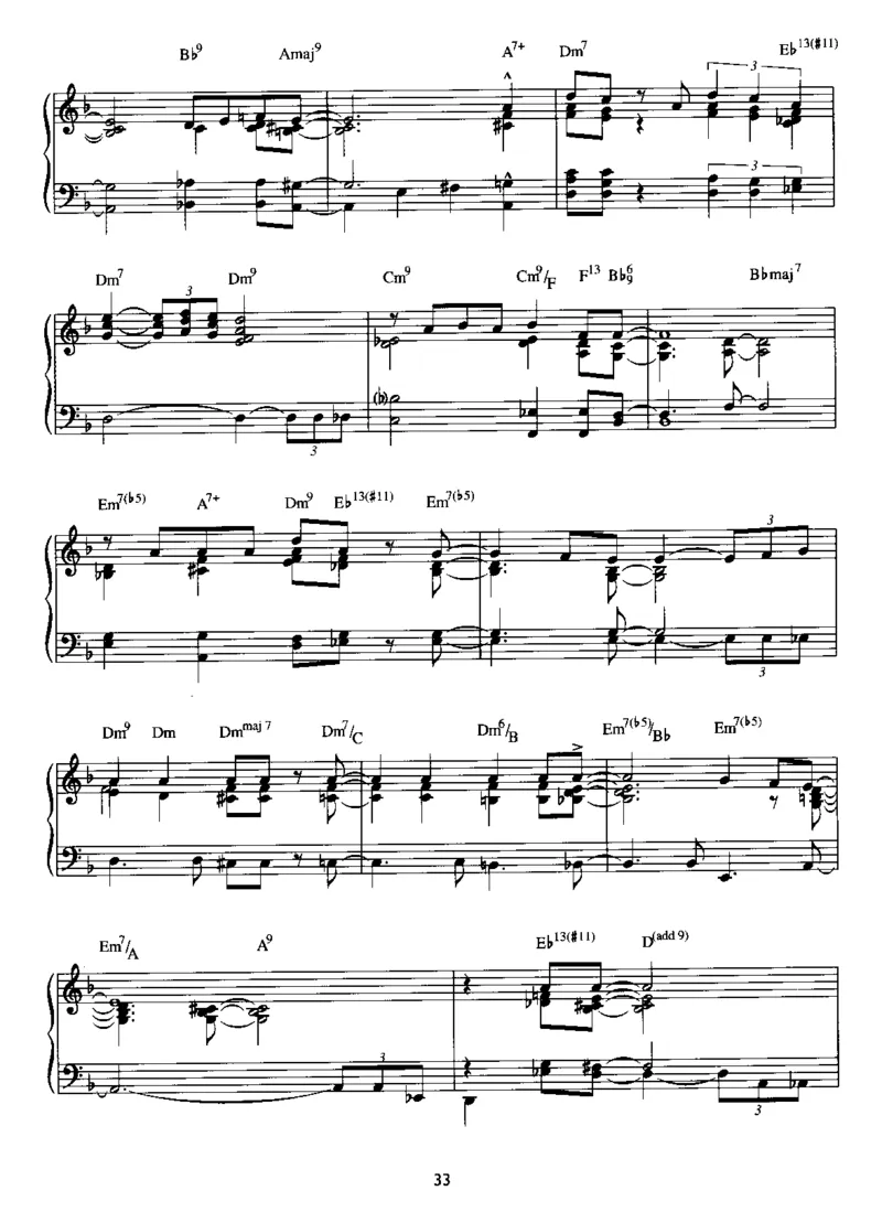 [披头士爵士钢琴谱].__Book_-_Beatles_-_Beatles_For_Jazz_Piano_一万首著名钢琴曲谱哈农贝多芬合集视频教学电子版高清无水印可打印_08名曲总谱合集