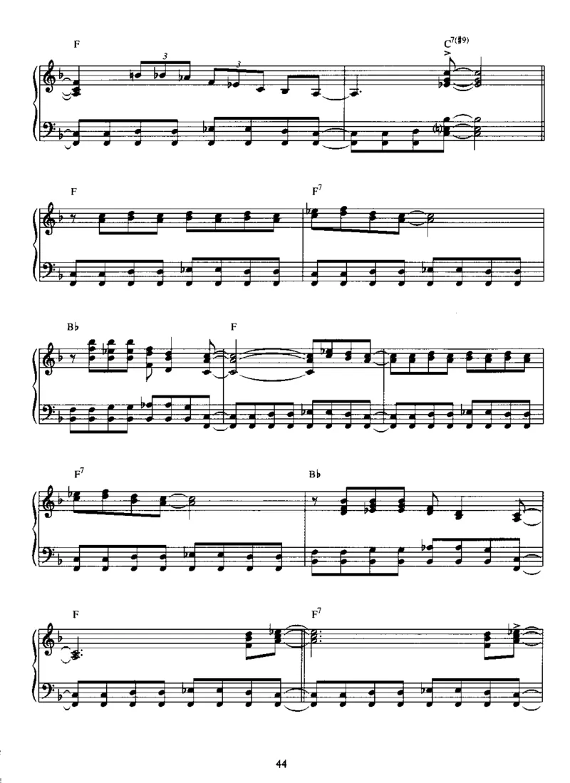 [披头士爵士钢琴谱].__Book_-_Beatles_-_Beatles_For_Jazz_Piano_一万首著名钢琴曲谱哈农贝多芬合集视频教学电子版高清无水印可打印_08名曲总谱合集