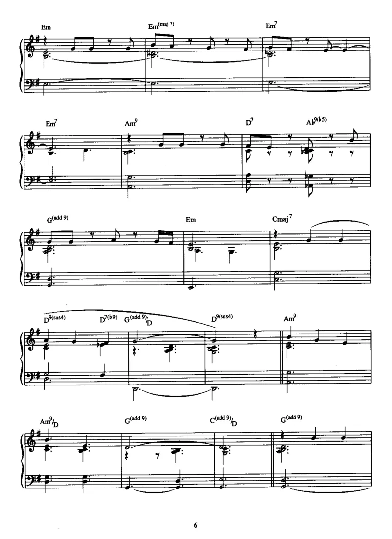 [披头士爵士钢琴谱].__Book_-_Beatles_-_Beatles_For_Jazz_Piano_一万首著名钢琴曲谱哈农贝多芬合集视频教学电子版高清无水印可打印_08名曲总谱合集