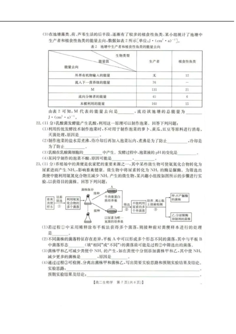 辽宁省抚顺市六校协作体2024-2025学年高二下学期5月联考生物试卷（图片版，含解析）_2024-2025高二（7-7月题库）_2025年05月试卷