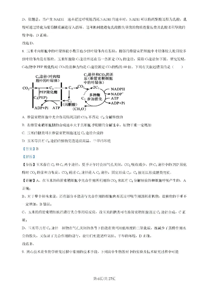 辽宁省实验中学等校2023-2024学年高二下学期7月期末考试生物试题_2024-2025高二（7-7月题库）_2024年07月试卷_0723辽宁省五校联考2023-2024学年高二下学期7月期末考试