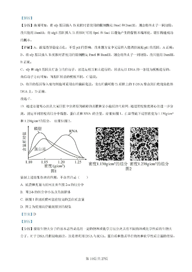 辽宁省实验中学等校2023-2024学年高二下学期7月期末考试生物试题_2024-2025高二（7-7月题库）_2024年07月试卷_0723辽宁省五校联考2023-2024学年高二下学期7月期末考试